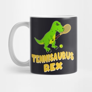 Tennis T-Rex Dinosaurs Mug